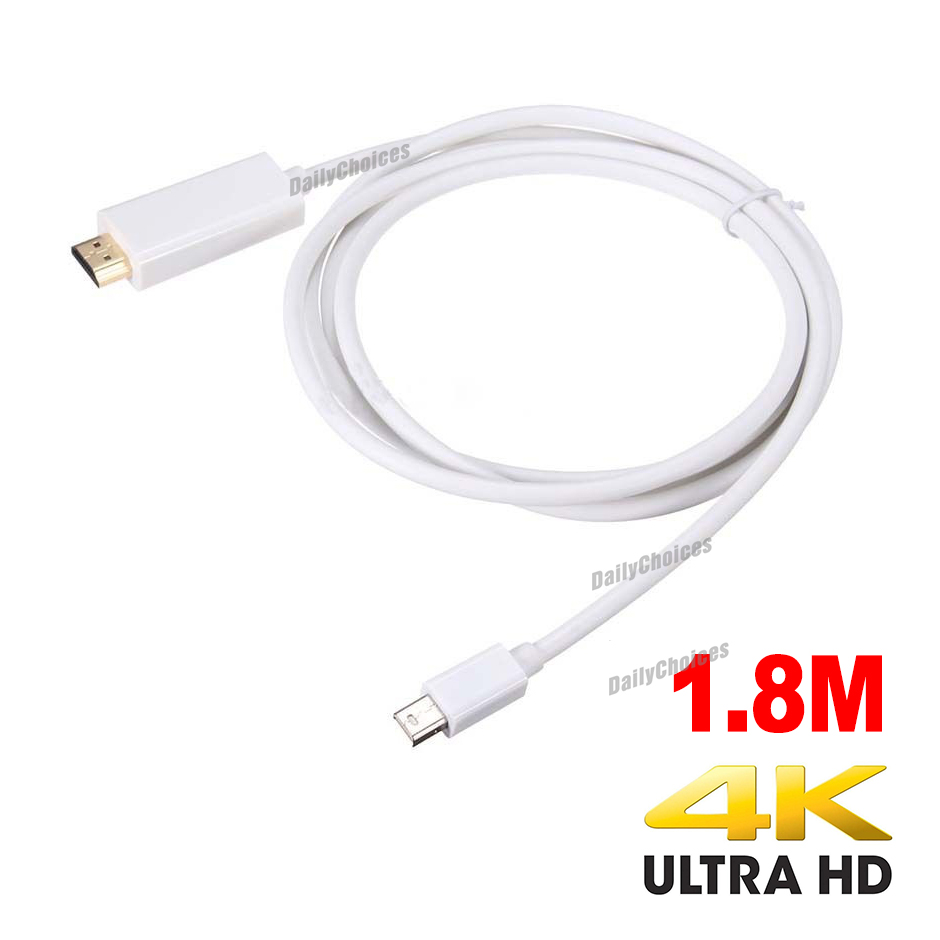 Mini Display Port DP to HDMI Adapter Cable for MacBook Pro Air Mac