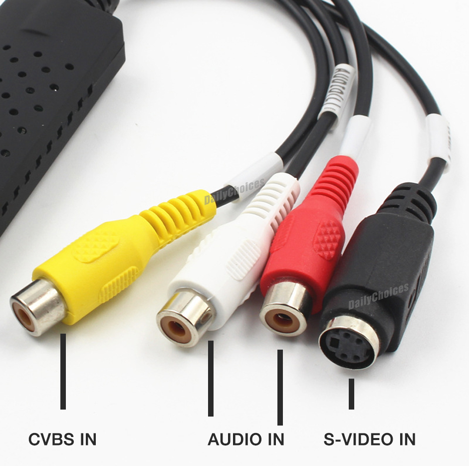 Adaptateur cmp analogique audio usbvg5 usb carte acquisition video  convertisseur k7 video
